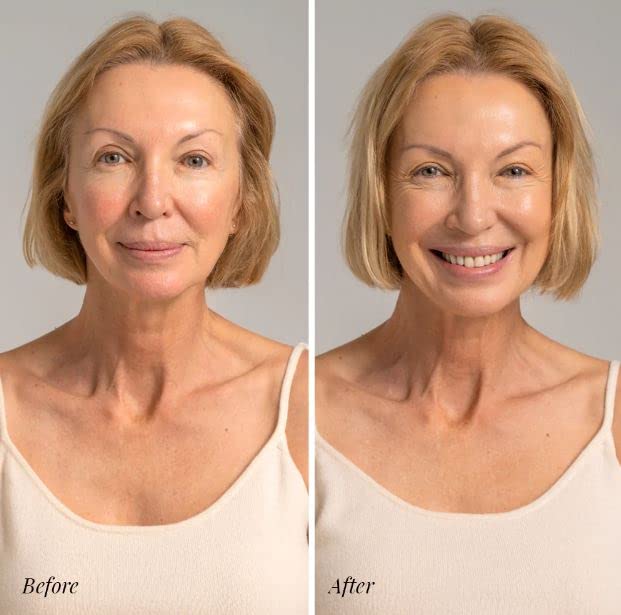 Jerome Alexander My Color Self Adjusting Full Coverage Foundation Makeup with Kabuki Brush (Light)-VivaGrace Women