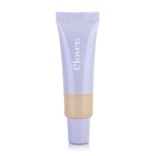 Clover Skin Is In Serum Foundation | Hydrating Face Serum, Lightweight Foundation, Cruelty-Free & Vegan | With Squalane And Sunflower Seed Wax | 30 ml - Shade 03 (Fair)-VivaGrace Women