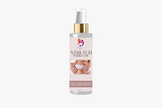 Stretch Care Oil to Minimize Stretch Marks & Even Out Skin Tone with Rosehip Calendula & Sea Buckthorn Oils No Parabens, Silicones, Mineral Oil-VivaGrace Women