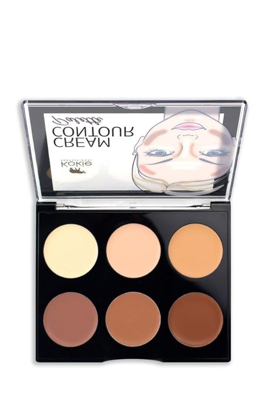 Kokie Cosmetics Cream Contour Kit, Light/Medium, 0.42 Ounce-VivaGrace Women