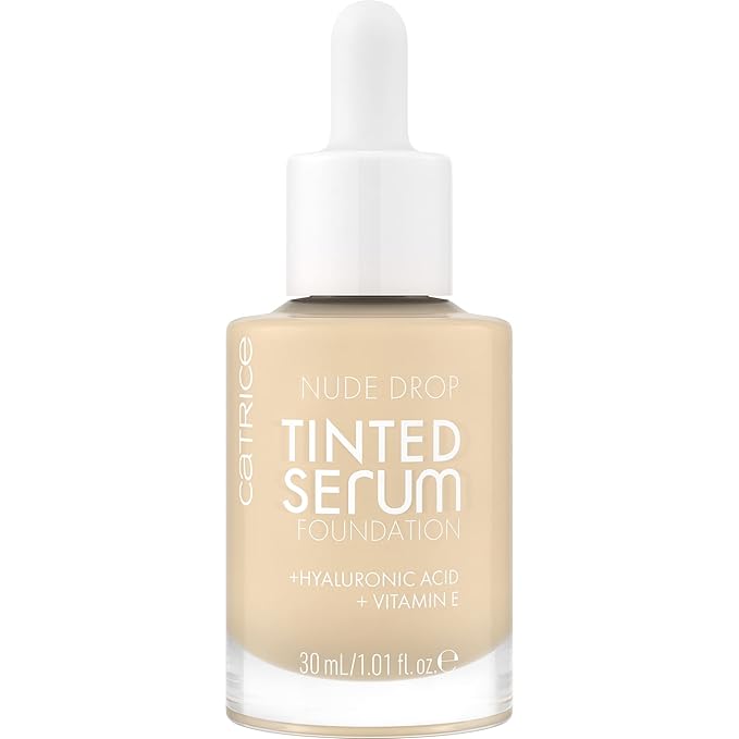 Catrice | Nude Drop Tinted Serum Foundation | Lightweight, Hydrating, Buildable Coverage | Enriched with Hyaluronic Acid & Vitamin E | Vegan & Cruelty Free (001N)-VivaGrace Women
