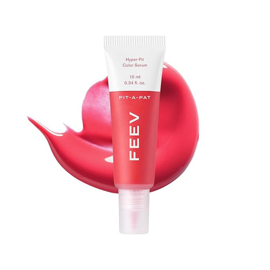 FEEV Hyper-Fit Color Serum Liquid Blush (10ml) | Dewy Cheek Blush Makeup | 50% of Hydrating Essence | Vegan | K-beauty (Pit-A-Pat, 10ml)-VivaGrace Women