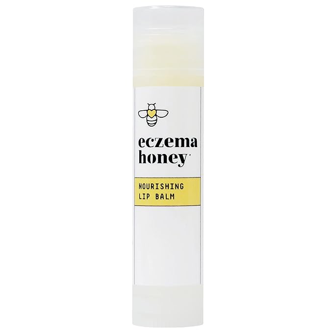 ECZEMA HONEY Nourishing Lip Balm - Organic Chapstick for Sensitive Skin - Daily Lip Moisturizer for Very Dry Lips - Mango Butter & Honey Lip Balm - Natural Lip Care Products (1 Ct)-VivaGrace Women