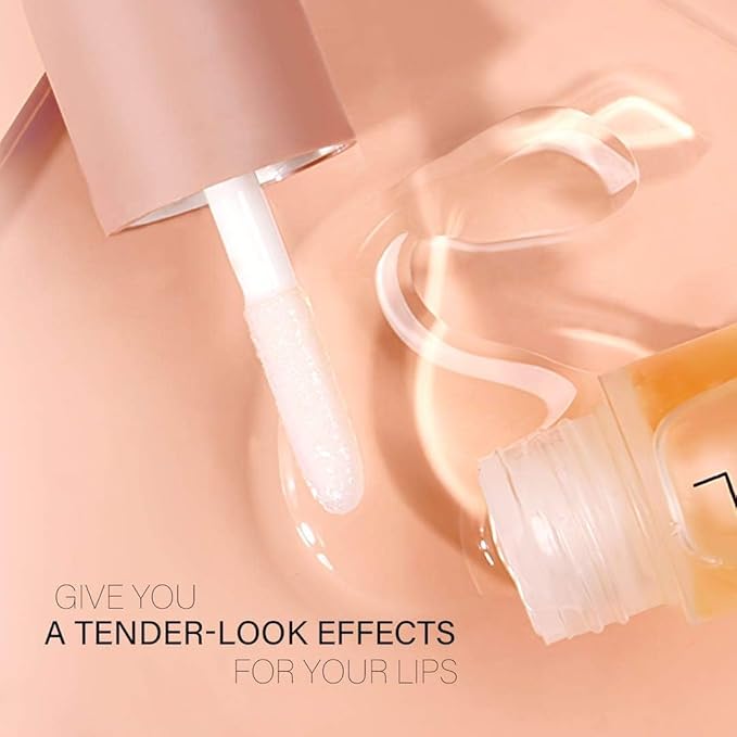 DEROL Lip Plumper by Vafee, Natural Lip Plumper and Lip Care Serum, Lip Enhancer for Fuller, Lip Mask, Beautiful Fuller, Hydrating & Reduce Fine Lines 5.5ML (Day& Night)-VivaGrace Women