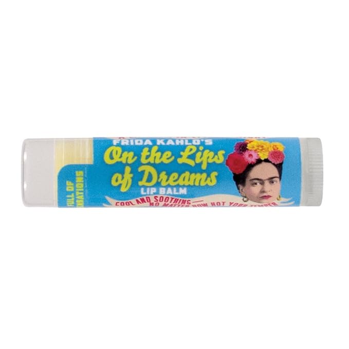 Frida Kahlo's On the Lips of Dreams Lip Balm Tube, Citrus Flavored - Cruelty-Free and Made in the USA from Natural and Imported Ingredients-VivaGrace Women