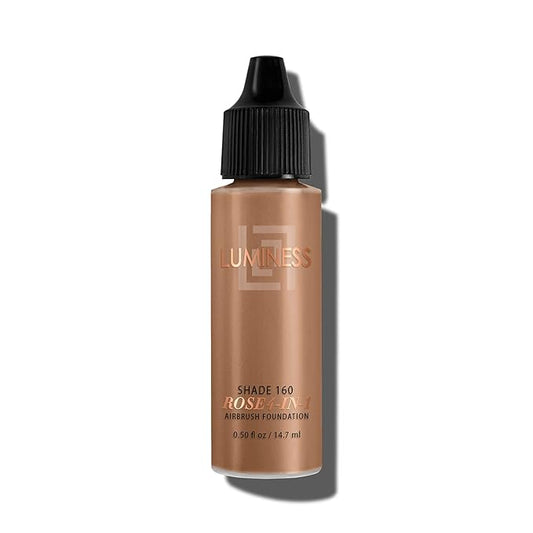 Luminess Air Rose 4-in-1 Airbrush Foundation - Shade 160, 0.50 oz Rich-VivaGrace Women