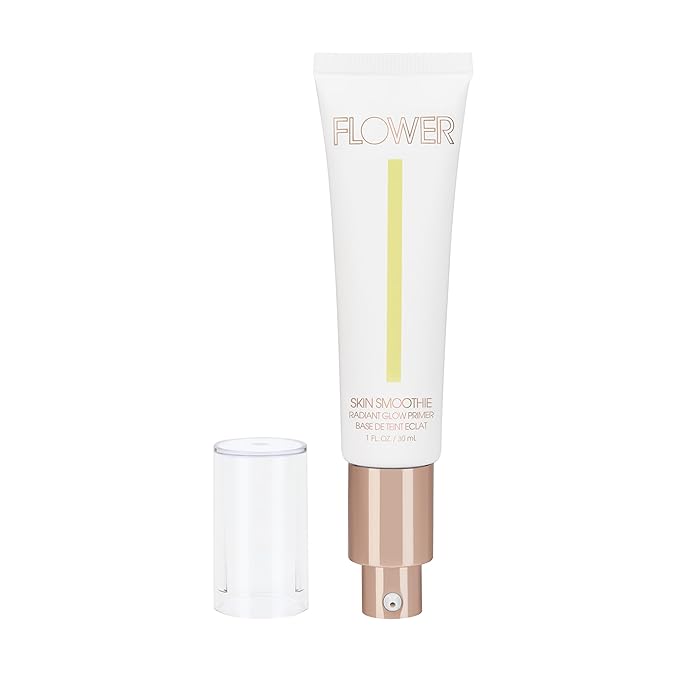 FLOWER BEAUTY By Drew Barrymore Skin Smoothie Radiant Glow Primer - Natural + Radiant Finish - Weightless Texture - Antioxidant-Rich + Silky Finish-VivaGrace Women