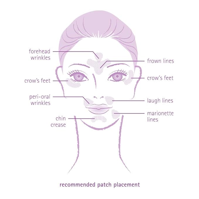 Toute Nuit Wrinkle Patches – Trial Pack – Face Tape for Forehead, Eyes & Mouth – Hypoallergenic Anti Wrinkle Patches – 54 Count, Made in USA-VivaGrace Women