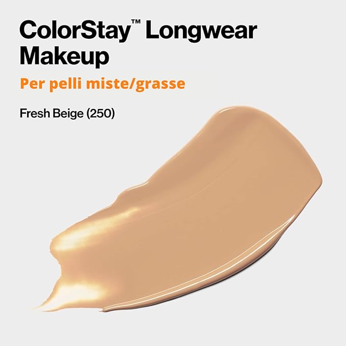 Revlon Colorstay Makeup Foundation 250 Fresh Beige (Beige)-VivaGrace Women