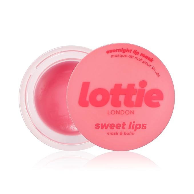 Sweet Lips in Just Juicy Overnight Lip Mask & Balm, Hydrating Lip Mask & Balm Infused with Nourishing Jojoba Oil & Shea Butter to Hydrate, Condition & Repair Dry Lips-VivaGrace Women