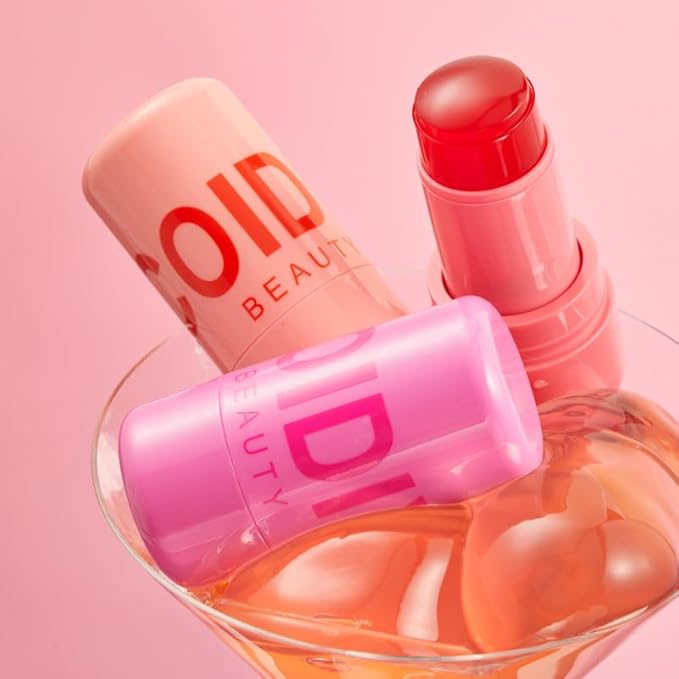 Jelly Blush Stick, Water Jelly Tint Makeup, Sheer Lip & Cheek Tint Stain - Buildable Lightweight Finish, Moisturizing Waterproof Long Lasting Water Tint Lip Stain Makeup-VivaGrace Women