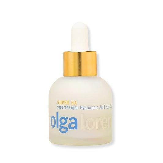 Olga Lorencin Super HA Rapid Hydration Serum - Hyaluronic Acid Face Serum for All Skin Types - Plumps Skin & Boosts Collagen - With 5 Types of Hyaluronic Acid & Chinese Silver Mushroom - 4.32 oz-VivaGrace Women