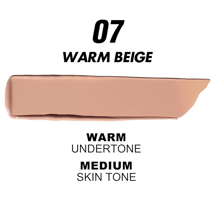 FOCALLURE 2 Pcs Liquid Foundation, Skin Evolution Foundation + Concealer, Full Coverage Foundation Makeup, Durable, Waterproof, Oil-Control, Hides Wrinkles & Lines, Warm Beige-VivaGrace Women