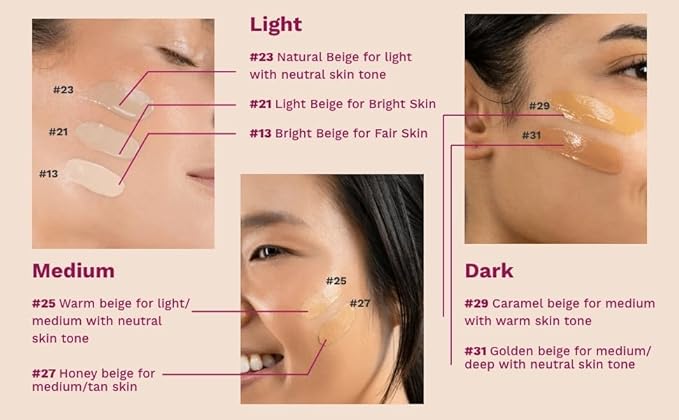 MISSHA M PERFECT COVER BB CREAM No.23 Natural Beige for Light with Neutral Skin Tone SPF 42 PA+++1.69 oz & M BB Boomer 40ml -Lightweight, Multi-Function, High Coverage-VivaGrace Women