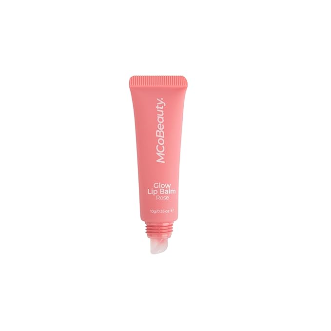 MCoBeauty Glow Lip Balm, Rose, Nourishing Tint for Luscious Lips, Vegan, Cruelty Free Cosmetics-VivaGrace Women