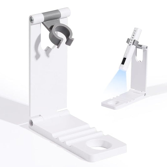 Makartt UV Nail Lamp Stand: Foldable, 360° Adjustable Rotation, Portable, Handsfree, Convenient for Gel Nails Polish Painting Home Salon Manicure-VivaGrace Women