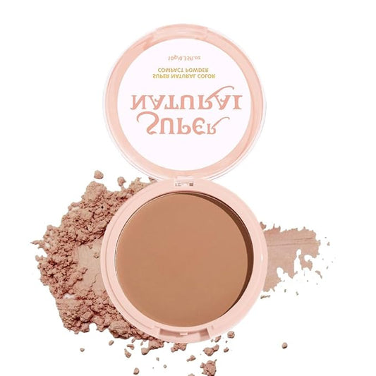 Oil Control Face Pressed Powder, Matte powder setting powder, long-lasting and waterproof loose powder, Flawless Lightweight Face Cosmetics, Cruelty-free, (06, 1 Pcs)-VivaGrace Women