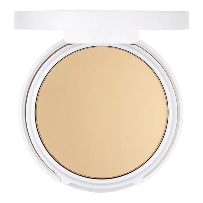 FLOWER Beauty By Drew Barrymore Light Illusion Perfecting Powder - Powder Foundation + Setting Powder for Makeup - Medium Buildable Coverage - Natural Glow + Flawless Finish - Mirror + Sponge Include d (Sable)-VivaGrace Women