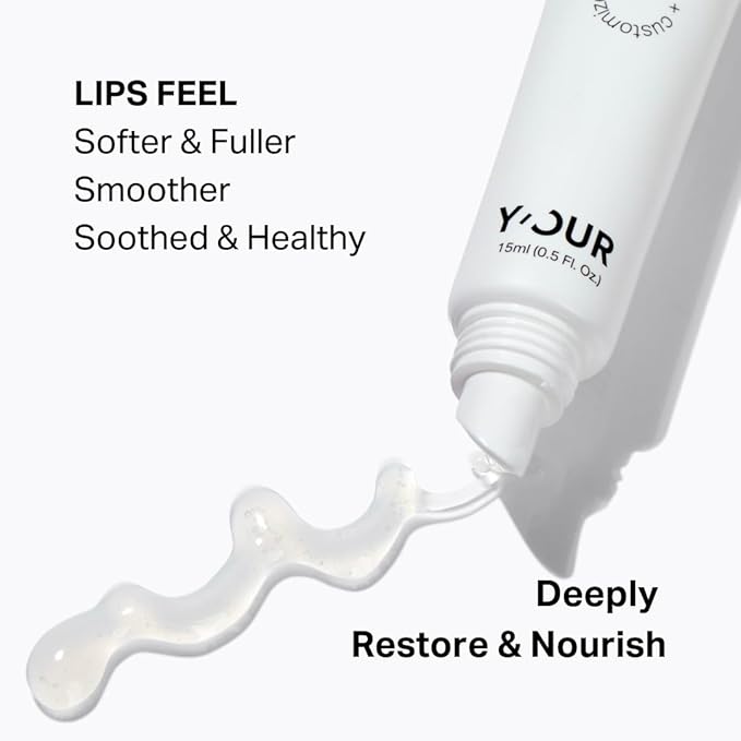 Y’OUR Intensive Lip Balm | Overnight Lip Mask: Lightweight & Comforting with Natural Shea Butter & Rosehip Oil; Extreme Moisturizer for Dry Lips. Paraben & Silicon-Free. Made in USA. 15ml (0.5 oz.)-VivaGrace Women