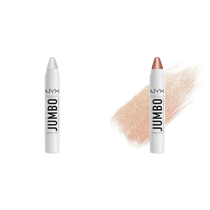 NYX PROFESSIONAL MAKEUP Jumbo Multi-Use Face Highlighter Stick Vanilla Ice Cream and Coconut Cake Bundle-VivaGrace Women