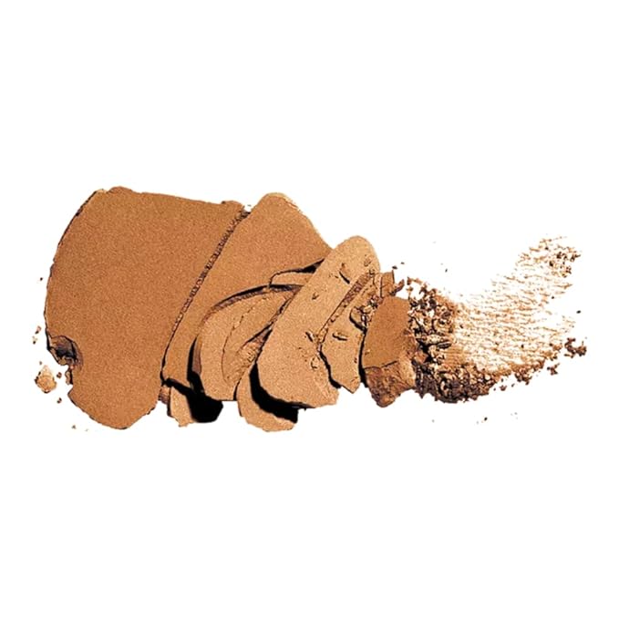 FLOWER Beauty By Drew Barrymore Light Illusion Perfecting Powder - Powder Foundation + Setting Powder for Makeup - Medium Buildable Coverage - Natural Glow + Flawless Finish - Mirror + Sponge Include d (Caramel)-VivaGrace Women