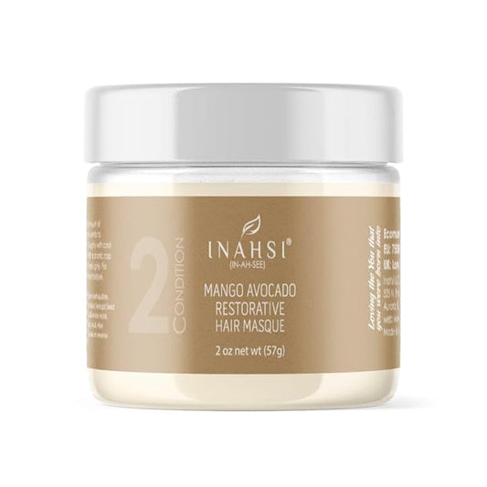 Mango Avocado Restorative Hair Masque | Deep Conditioner for Men, Women, Baby, or Kids with Curly Hair | Hair Products for Naturally Curly Hair 2 oz | Made in the USA-VivaGrace Women