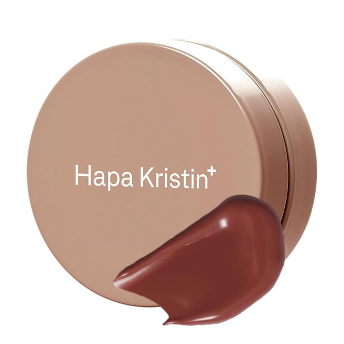 Gleam Glow Lip and Cheek Tint, Hydrating Korean Cream Blush with Long-Lasting Wear, Buildable with Radiant Finish, Mocha Rose 503, 0.15 oz