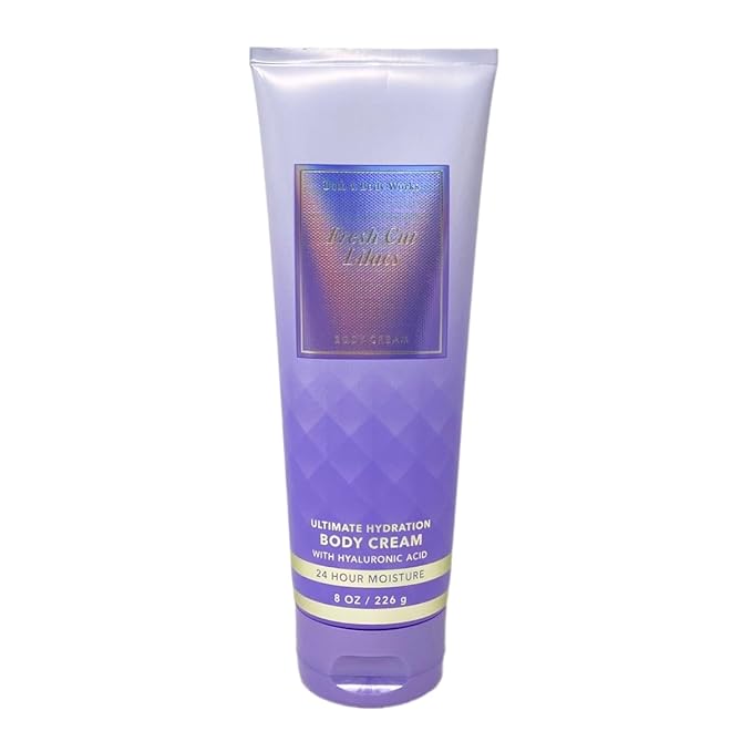 Bath & Body Works Fresh Cut Lilacs 3 Piece Bundle - Body Cream - Shower Gel - Body Lotion - Full Size-VivaGrace Women