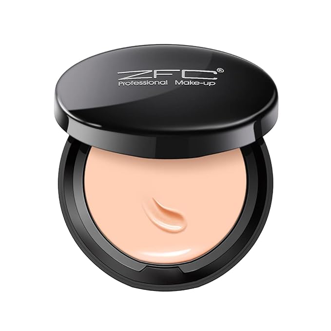Foundation Makeup Concealer, Medium-to-Full Coverage Foundation Cream, Long Lasting Waterproof Up to 12HR Hybrid Setting Powder-VivaGrace Women