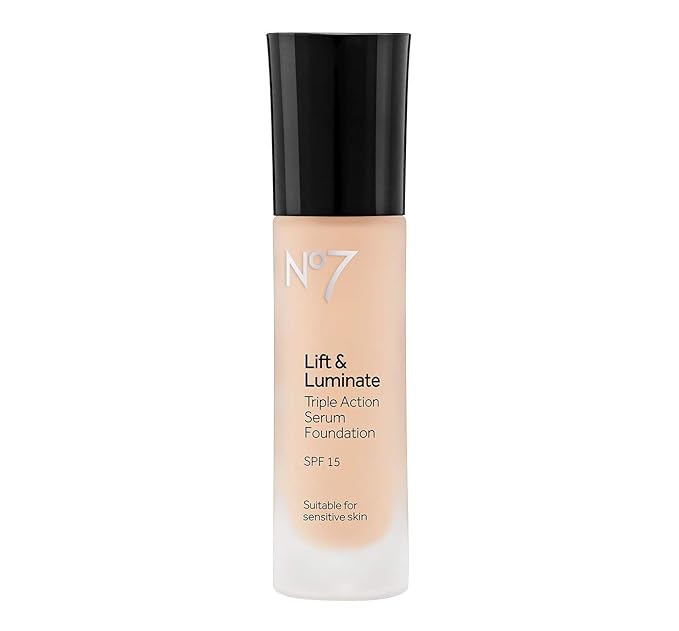Boots No7 Lift & Luminate Foundation SPF 15 Warm Beige - 1oz Warm Beige-VivaGrace Women