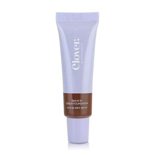 Clover Skin Is In Serum Foundation | Hydrating Face Serum, Lightweight Foundation, Cruelty-Free & Vegan | With Squalane And Sunflower Seed Wax | 30 ml - Shade 13 (Deep)-VivaGrace Women