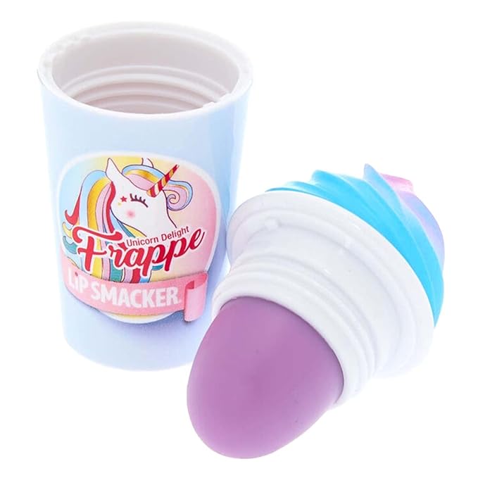 Lip Smacker Frappe Cup Lip Balm, Unicorn, 1 Tube, Prevent Chapped Lips, 0.26 Ounce-VivaGrace Women