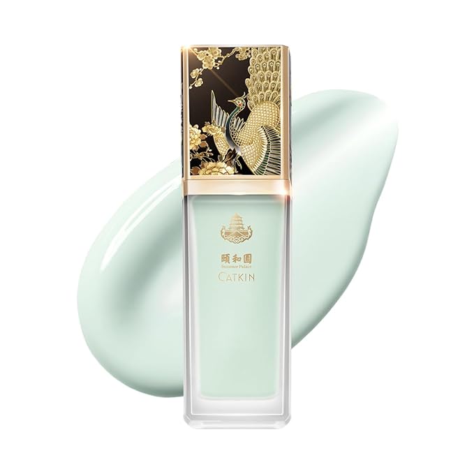 CATKIN Tinted Face Makeup Primer Base for Even Skin Tone, Color Neutralizing, Redness Reduction, Pore Blurring, Infused with Hyaluronic Acid, Soothing and Calming for Sensitive Skin-VivaGrace Women