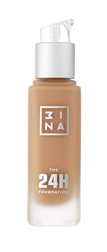 3INA The 24H Foundation 621-24H Long-Wearing Formula - Medium To High Buildable Coverage - Smooth Matte Finish - Expanded Shade Selection - Waterproof, Cruelty Free, Vegan Makeup- 1.01 Oz-VivaGrace Women