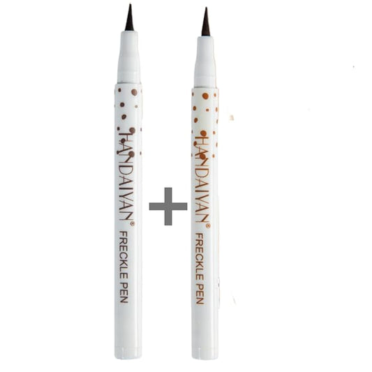Freckle Pen Face Concealer Point Out Natural Waterproof Longlasting Freckle Makeup 2 Pcs Light Brown & Chestnut-VivaGrace Women