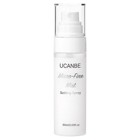 UCANBE Dewy Setting Spray for Makeup, Long Lasting Hydrating Make Up Finishing Spray for Face, Micro-Fine Mist Fixing Spray for Dewy Glow Finish, Lightweight & Waterproof for up to 16 Hours Wear-VivaGrace Women