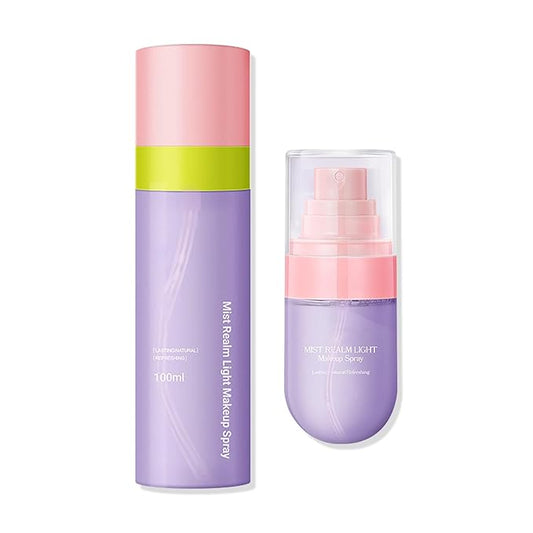 2PCS Makeup Setting Spray for Face,Waterproof Setting Spray for Makeup,Long Lasting Oil Control Finishing Holding Face Mist,Refreshing Hydrating Glossy and Matte Fixing Facial Mist Make Up Set A5-VivaGrace Women