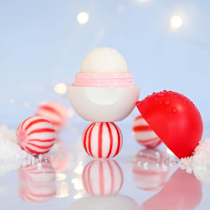 Eos Limited Edition Holiday Lip Balm, Candy Cane Swirl, Christmas Gifts & Stocking Stuffers, Lip Care Products, 0.25 oz-VivaGrace Women
