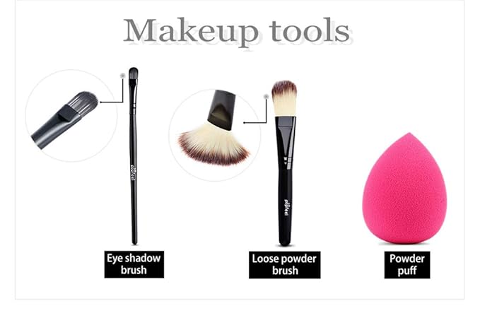 All-in-One Makeup Gift Set Travel Makeup Kit Complete Starter Makeup Bundle Lipgloss Lipstick Concealer Blushes Powder Eyeshadow Palette Cosmetic Palette for Teen Girls & Adults #5-VivaGrace Women