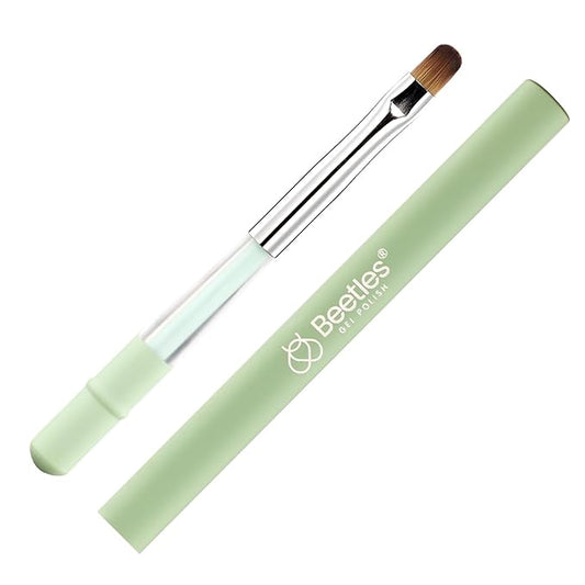 Beetles Nail Art Brushes, Clean Up Brush Gel Polish Nail Art Design Pen Painting Tools Fingernail Brush Nail Cleaning Brush Nail Art Liner Brush and Nail Dotting Pen Salon Diy at Home-VivaGrace Women