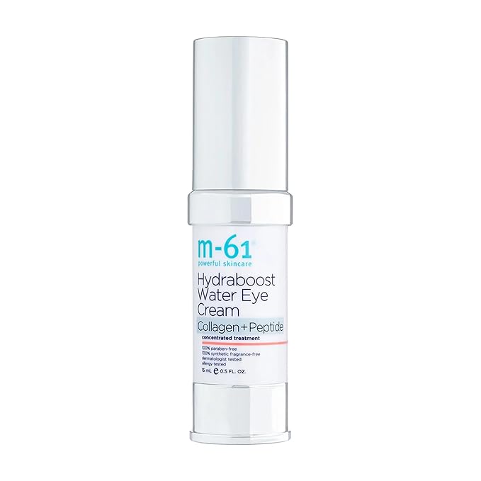 M-61 Hydraboost Collagen+Peptide Water Eye Cream - Age-defying vegan collagen and peptide water eye cream with vitamin B5 & baobab pulp extract.-VivaGrace Women