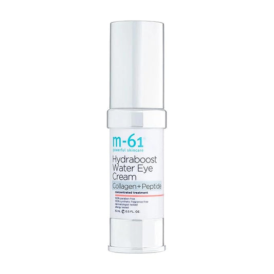 M-61 Hydraboost Collagen+Peptide Water Eye Cream - Age-defying vegan collagen and peptide water eye cream with vitamin B5 & baobab pulp extract.-VivaGrace Women