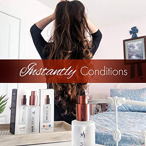 HerStyler Serum, 4 Pack - Hair Styling Agent with Argan Oil for Dry, Damaged Hair - Frizz Control Serum for Straightening, Shine, Trendy Tresses-VivaGrace Women