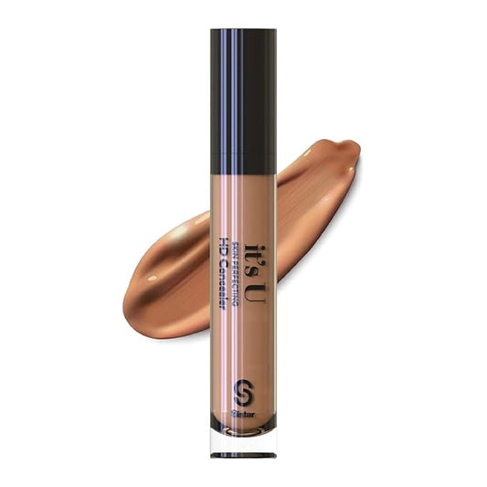Sistar it's U Skin Perfecting HD Concealer Full Coverage Lightweight Long Lasting Correcting Liquid Contour Cover Masker Makeup 5 ml / 0.17 fl. oz (Toffee)-VivaGrace Women