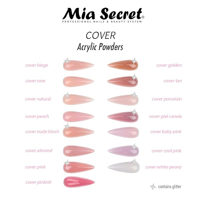 Mia Secret - Cover Nude Blush Acrylic Powder 1.5Lbs-VivaGrace Women