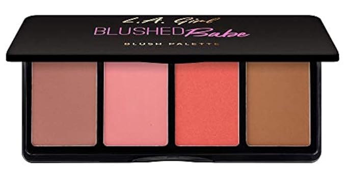 L.A. Girl Fanatic Blush Palette, Blushed Babe Pinks, 1 oz-VivaGrace Women