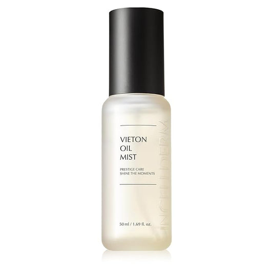 INCELLDERM Riman Vieton Oil Mist | 50ml | Bi-Phasic Hydration with Camellia Seed Oil & Seaberry Water | Korean Skincare Mist for Moisture, Balance & Radiance | Natural Facial Spritz Moisturizer-VivaGrace Women