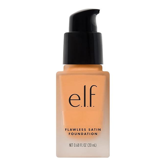 e.l.f. Flawless Finish Foundation, Lightweight & Medium Coverage, Semi-Matte Finish, Buttercup, 0.68 Fl Oz (20mL)-VivaGrace Women