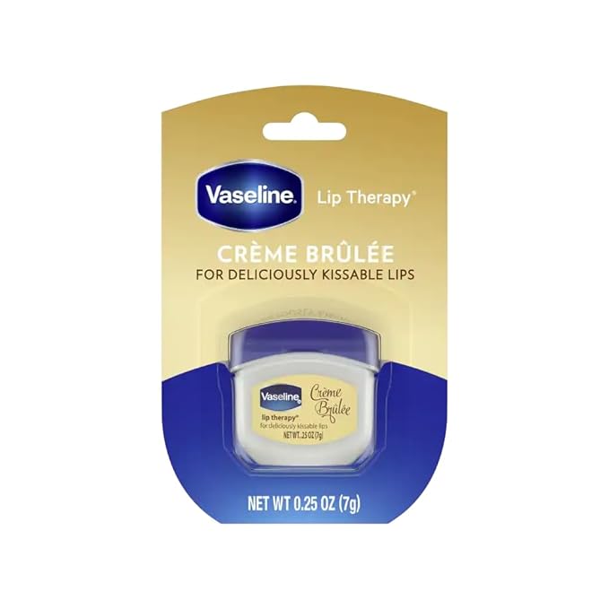 Vaseline Lip Therapy, Creme Brulee 0.25 Oz (3 Pack)-VivaGrace Women