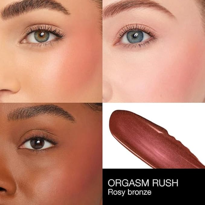 Nars Afterglow Liquid Blush - 0.23 oz / 7 mL (Orgasm Rush, Standard), 1 Count (Pack of 1)-VivaGrace Women
